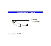 ATE Témoin d'usure plaquettes de frein 24.8190-0406.2 – Contact d'avertissement