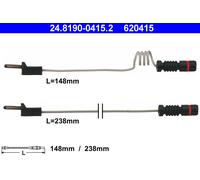 ATE 24.8190-0415.2 Contact d'avertissement, usure des plaquettes de frein pour M