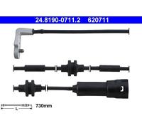 ATE 24.8190-0711.2 Contact d'avertissement, usure des plaquettes de frein pour O