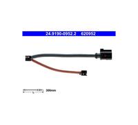 Capteur d'usure des plaquettes Frein à disque 24.8190-0952.2 ATE pour PORSCHE