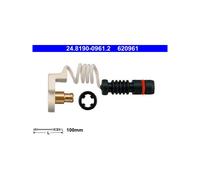 ATE 24.8190-0961.2 Témoin d'usure de plaquette de frein pour Mercedes M