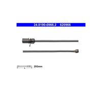 ATE 24.8190-0966.2 Témoin d'usure de plaquette de frein pour Porsche Macan