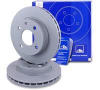 ATE 2x Disque de frein 24.0124-0112.1 Compatible avec: FORD ESCORT III, ESCORT III Cabriolet, ESCORT III Turnier, ESCORT IV, ESCORT IV Cabriolet, ESCORT IV Express, ESCORT IV Turnier, ORION I
