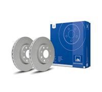 ATE 2x Disque de frein Ø257 ventilé essieu avant 24.0122-0231.1 | Compatible avec: FIAT GRANDE PUNTO, GRANDE PUNTO Van, PUNTO, PUNTO, PUNTO EVO, PUNTO EVO Kasten/Schrägheck
