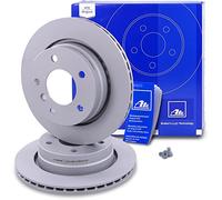 ATE 2x Disque de frein Ø276 ventilé essieu arrière 24.0119-0107.1 Compatible avec: BMW 3, 3, 3 Cabriolet, 3 Cabriolet, 3 Compact, 3 Coupe, 3 Coupe, 3 Touring, 3 Touring