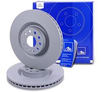 ATE 2x disque de frein avant ventilé 24.0130-0115.1 Compatible avec: AUDI A3, A3 Sportback, SEAT LEON, SKODA SUPERB II, SUPERB II Kombi, VW EOS, GOLF V, GOLF VAN VI Variant, GOLF VI