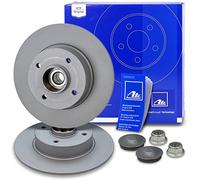 ATE 2x disque de frein complet avec roulement de roue et bague ABS à l'arrière 24.0108-0114.2 Compatible avec: RENAULT CLIO III, CLIO III Grandtour, CLIO III Kasten/Schrägheck, MEGANE II