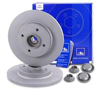 Disque de frein ATE 24.0112-0194.2 arrière, plein, 1 pièce