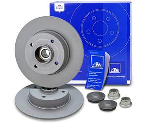 ATE 2x disque de frein essieu arrière complet+roulement de roue+ABS