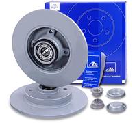 ATE 2x disque de frein essieu arrière complet+roulement de roue+ABS | Compatible avec: CITROËN C4 Coupe, C4 I, C4 I Stufenheck, PEUGEOT 307, 307 Break, 307 CC, 307 SW
