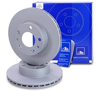 Disque de frein ATE 24.0124-0127.1 avant, ventilé, 1 pièce