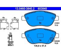 ATE Plaquettes de frein 13.0460-3840.2 pour FIAT et OPEL