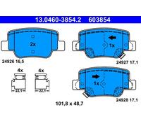 ATE 603854 Plaquettes De Frein Arrières Vers 09-