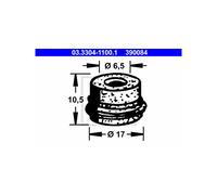 ATE Bouchon (réservoir de liquide de frein) 03.3304-1100.1