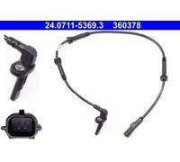 ATE Capteur ABS Capteur ABS 24.0711-5369.3 Essieu avant pour RENAULT Lodgy (JS)