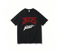 Ate Chk Chk Boom Series T-Shirt Korean Fashion Female Aesthetics Hip Hop Retro T-Shirt Neutral Straykids Retro T-Shirt -Round-Neck T-Shirt,Cotton Graphic T-Ghirt,Relaxed Fit Cotton Tee 2XL,3XL,L,M,S,X