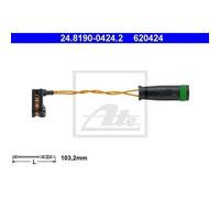 ATE Contact D'Usure Avant pour Mercedes Sprinter Classe V Viano Vito VW Crafter