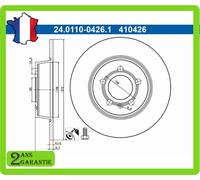 ATE 24.0110-0426.1 Disque de frein