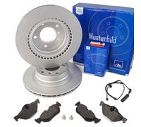 ATE Disques Doublure Ensemble + Contact D'Usure Avant pour BMW 3er E46 Z4 E85