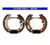 Ate Ensemble De Freins Arrière Avec Cylindre De Frein Pour Fiat Panda