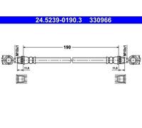ATE Flexible de frein Durite de frein 24.5239-0190.3 convient pour PEUGEOT 301