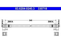 ATE Flexible de frein Durite de frein 83.6204-0240.3 240mm