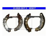 ATE Jeu de Mâchoires de Frein Arrière pour Ford Fiesta IV Ja _ Jb _ Mazda 121