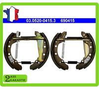 ATE Jeu de mâchoires de frein VAGKFS21 AUDI 80 89 89Q 8A B3 1986-1991 1.6L Sedan