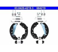 ATE Jeu de mâchoires de frein VAGKF24 AUDI 80 89 89Q 8A B3 1986-1991 1.8L Sedan