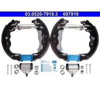 1x Jeu de mâchoires de frein ATE 03.0520-7919.3 convient pour RENAULT DACIA
