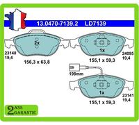 ATE Kit de plaquettes de frein, frein à disque 77362225 ALFA ROMEO 147 937_ 2000