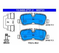 ATE Plaquette de Freins 13.0460-2731.2 Sabots Land pour Rover Gamme Sport Ls