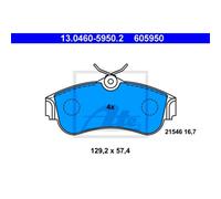 ATE Plaquette de Freins 13.0460-5950.2 Sabots pour Nissan Almera II Hayon N16