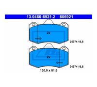 ATE Plaquette de Freins 13.0460-6921.2 Sabots pour Seat Ibiza IV Coupé Sport 6J1