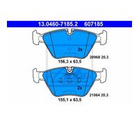 ATE Plaquette de Freins 13.0460-7185.2 Sabots de Frein pour BMW 3er Coupé E46