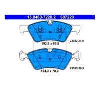 ATE Plaquette de Freins 13.0460-7220.2 Sabots de Frein pour Mercedes-Benz W211