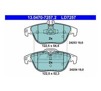 ATE Plaquette de Freins 13.0470-7257.2 Sabots pour Mercedes-Benz LK X204