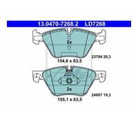 ATE Plaquette de Freins 13.0470-7268.2 Sabots de Frein pour BMW 5er Touring F11