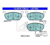 ATE Plaquette de Freins 13.0470-7303.2 Sabots pour Audi A3 Sportback 8VA