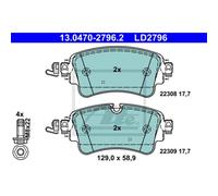 ATE Plaquette de Freins Bremsbelegsatz Arrière pour Audi A4 Avant Q7 VW Touareg