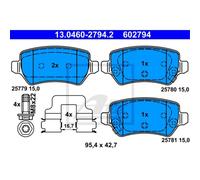 ATE Plaquette de Freins Bremsbelegsatz Arrière pour Kia Cee'D Sportswagon Pro