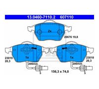 ATE Plaquette de Freins Bremsbelegsatz Avant pour Audi A4 VW Passat Variant