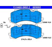 ATE Plaquette de Freins Bremsbelegsatz Avant pour Audi Q7 A6 Avant VW Touareg