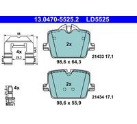 ATE Plaquette de Freins Plaquettes de Frein pour BMW 3er Touring G21 G81 G20 G80