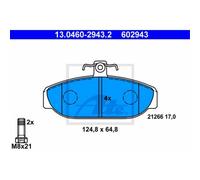 Ate Plaquettes De Frein 13.0460-2943.2 Freins Pour Volvo 940 Kombi 945
