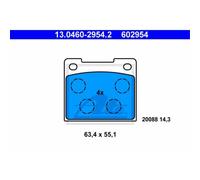 Ate Plaquettes De Frein 13.0460-2954.2 Freins Pour Volvo 240 Kombi P245