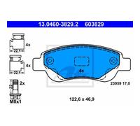 Ate Plaquettes De Frein 13.0460-3829.2 Plaquettes Pour Toyota Aygo Wnb1_ Kgb1_