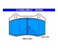 ATE Plaquettes De Frein 13.0460-4964.2 Plaquettes Pour Jaguar S-Type X200