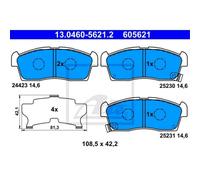 ATE Plaquettes De Frein 13.0460-5621.2 Plaquettes Pour Suzuki Alto HA24
