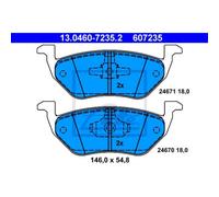 ATE Plaquettes De Frein 13.0460-7235.2 Plaquettes De Frein Pour Mazda Tribute EP